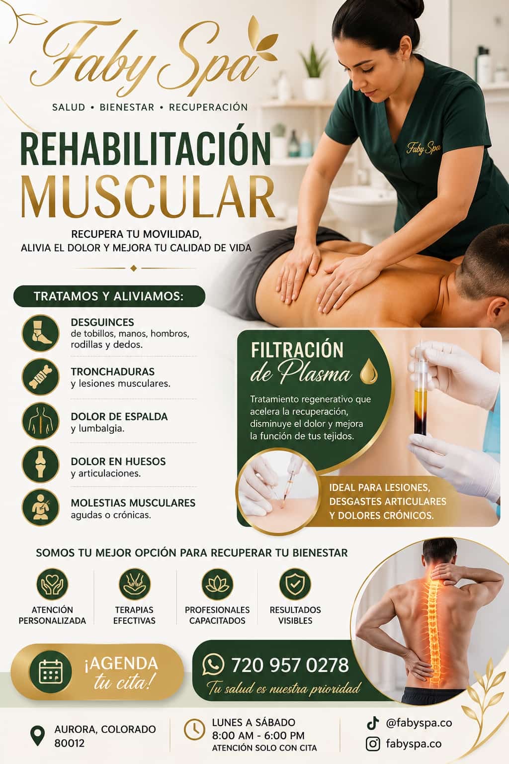 Tratamiento en Faby Spa